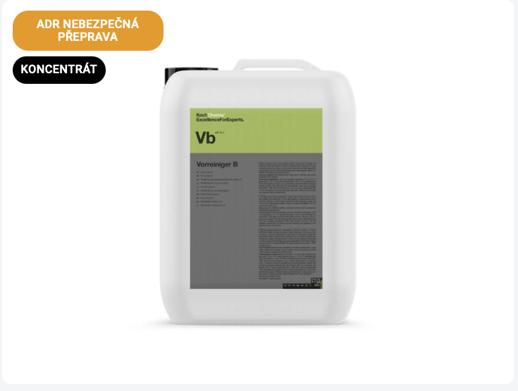  Aktivní pěna, odstraňovač hmyzu Koch Vorreiniger B 5 kg