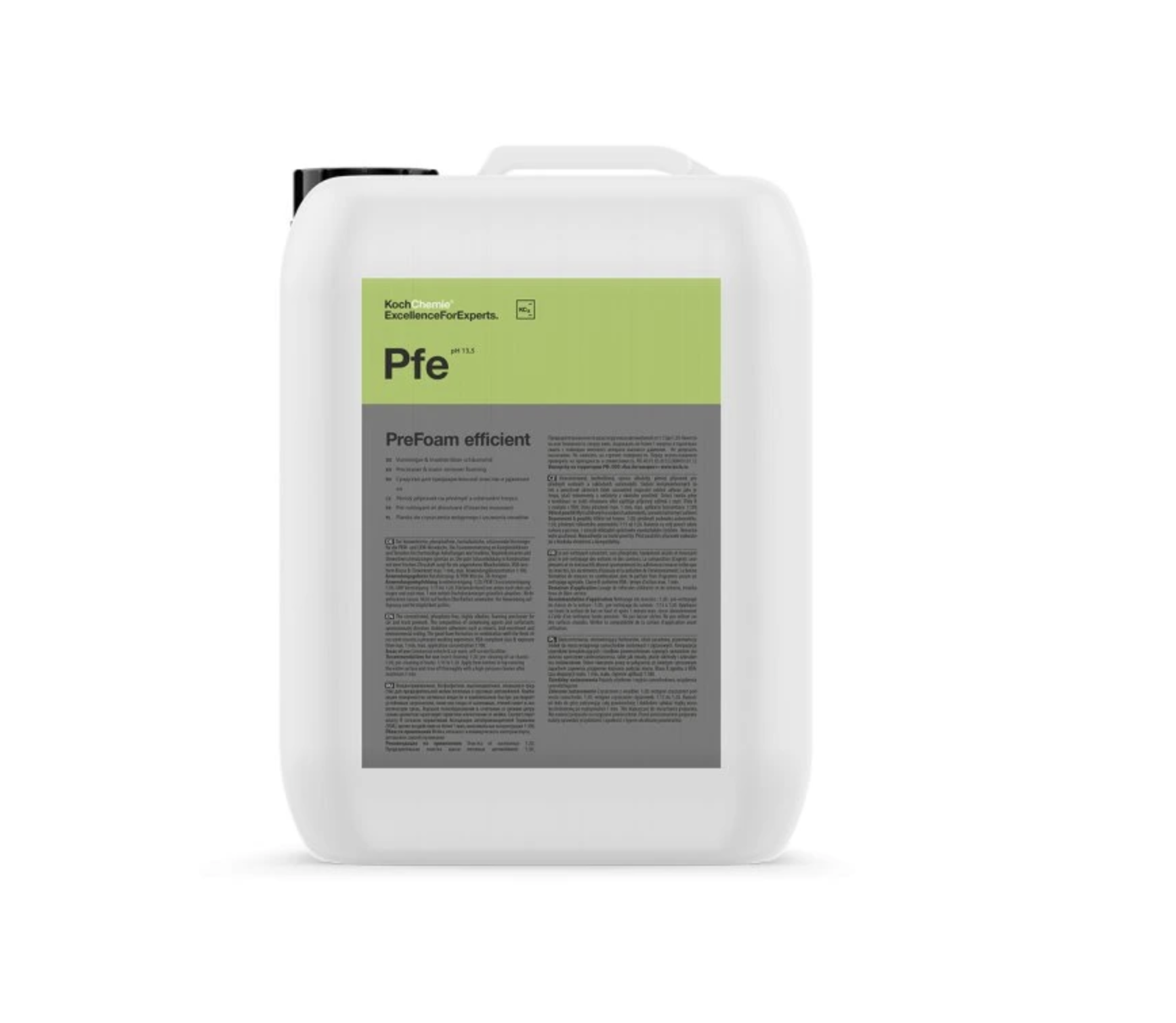 Aktivní pěna pro nákladní vozidla Koch PreFoam Efficient 5 l