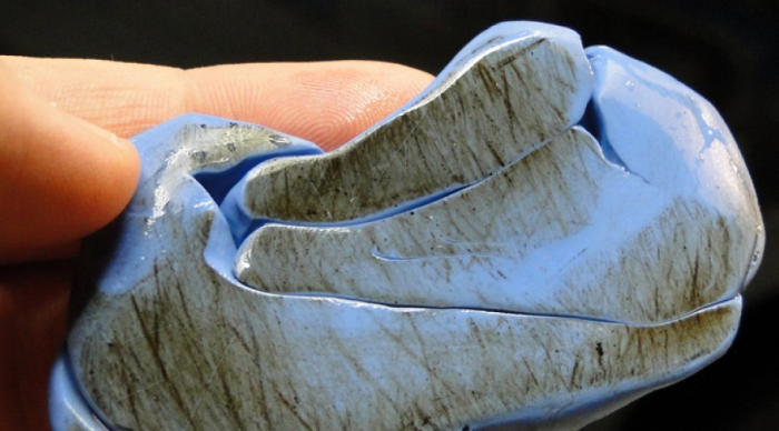 Čistící modelína modrá Clay 200 g - Reinigungsknete blau-2