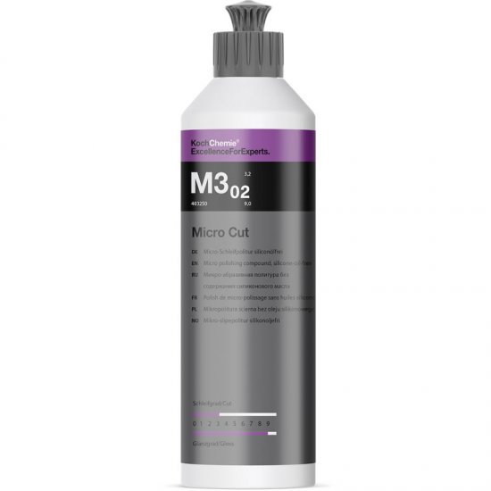  Brusná pasta, leštěnka s mikročásticemi Koch Micro Cut M3.02 250ml