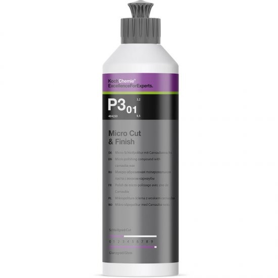  Mikro-brusná leštící pasta Koch Micro Cut & Finish P3.01 250 ml
