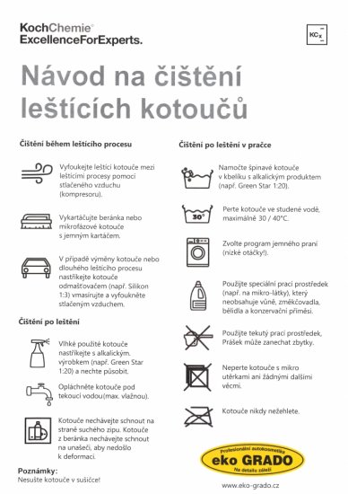 Leštící kotouč Heavy Cut pěnový Koch 126x25 mm červený 9998311 - náhrada za 999578-1