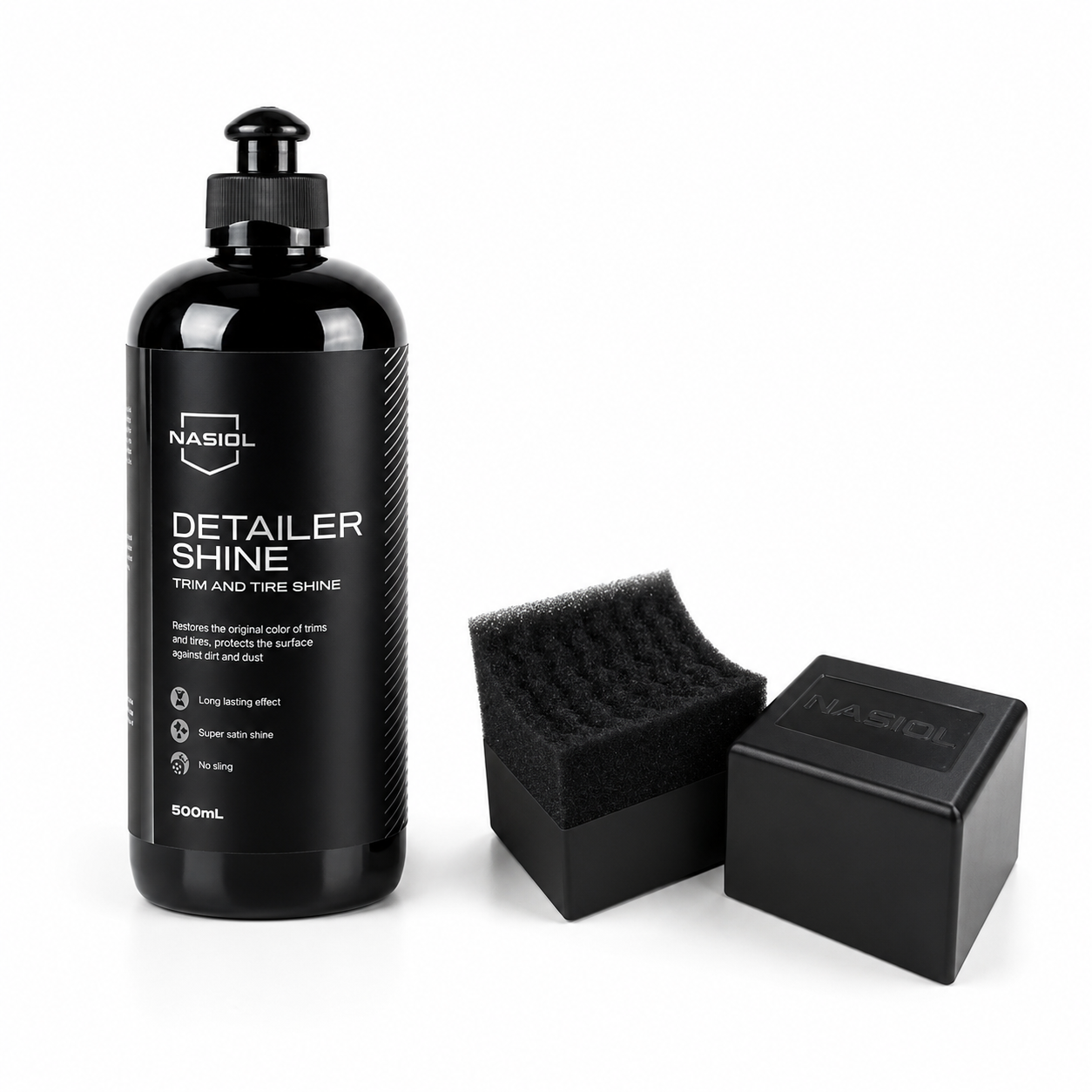 BiCar Tire Kit – NASIOL DetailerShine 500 ml + aplikátor 1 Kus