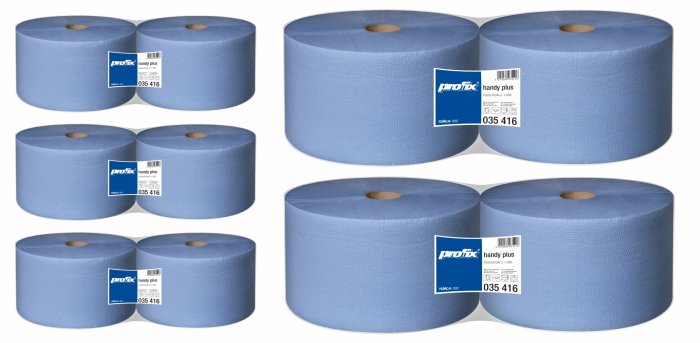 Papírové utěrky v roli  T035416 - AKCE - Koupě 10 rolí, 2-vrstvé,